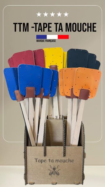 Tapette à mouche couleur unie - 1