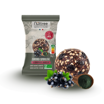 Balls bio protéinées cassis spiruline (prêt à vendre) - 2